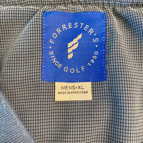 Forrester's Men's Dusky Blue Golf WindBreaker Jacket XL - Picture 2 of 10